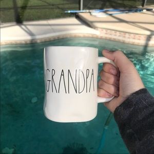 NEW Rae Dunn Grandpa Large Letter LL Mug